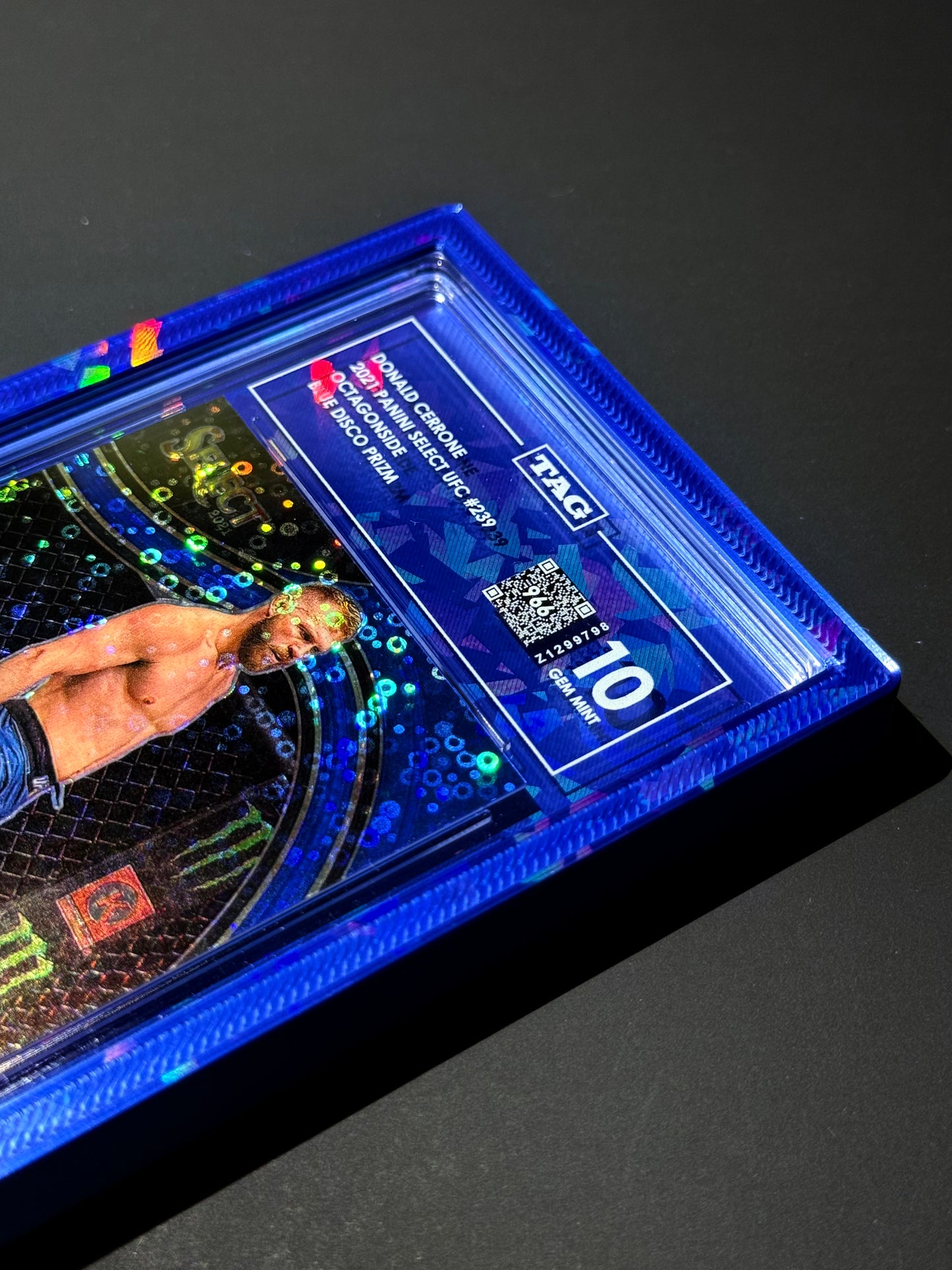 ROYAL BLUE CRACKED ICE REFRACTOR