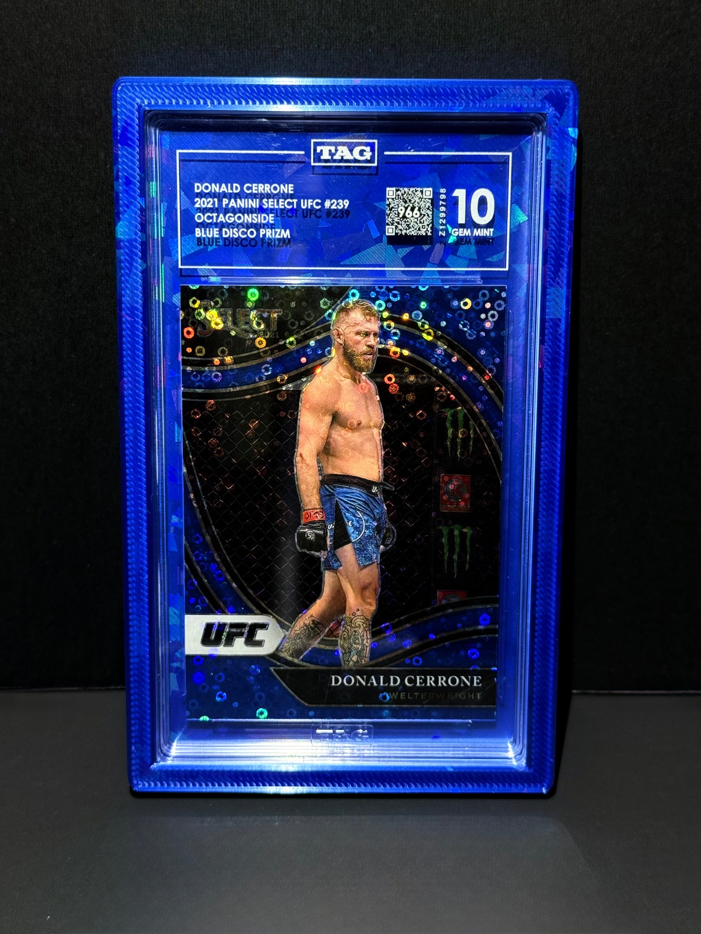 ROYAL BLUE CRACKED ICE REFRACTOR